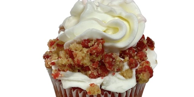Strawberry Crunch Cupcakes
