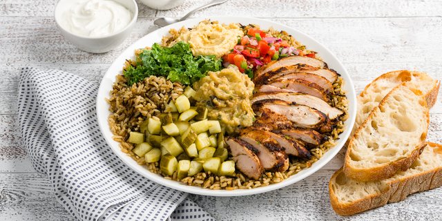 Chicken Shawarma Grain Bowl