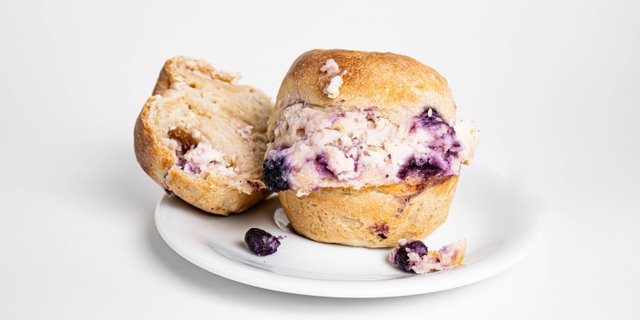 Single Blueberry Cream Cheese Sourdough