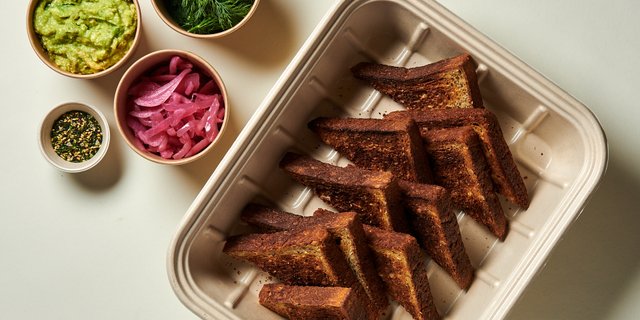 DIY Green Garden Toast