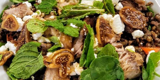 Braised Lentil Salad