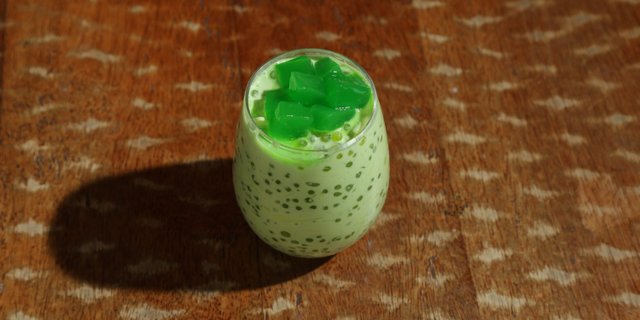 Buko Pandan Pudding