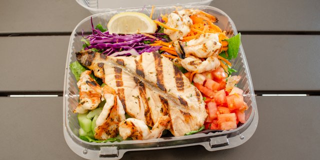 Grilled Seafood Duo Salad