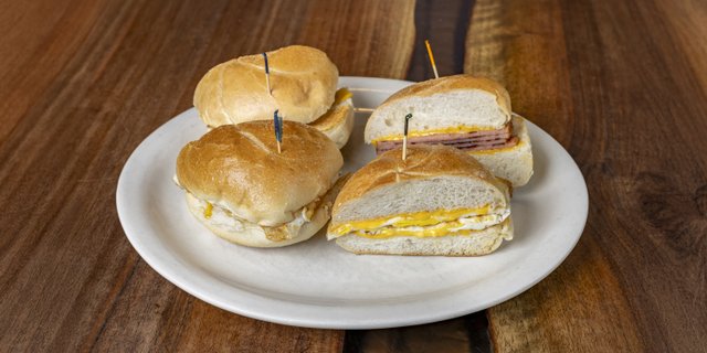 Pork Roll, Egg & Cheese Breakfast Sandwich