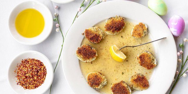Clams Oreganato