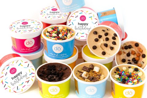 6-Pack Happy Birthday Edible Cookie Dough