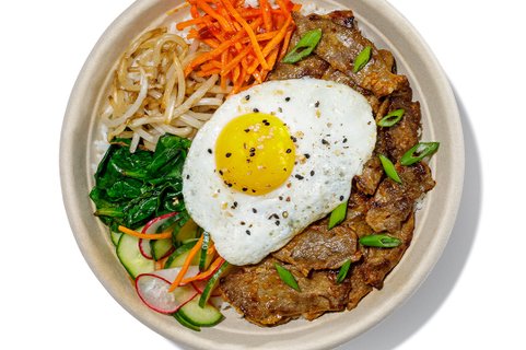 Korean Ribeye Bibimbap Bowl