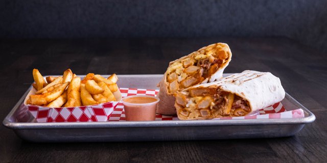 Bacon & Cheese Breakfast Wrap