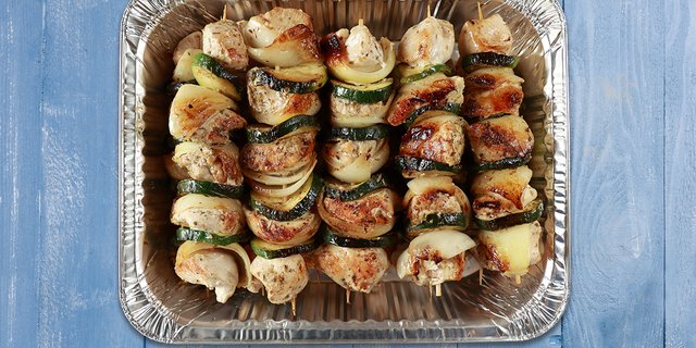 Chicken Souvlaki Tray