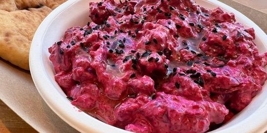 Smashed Beet Platter