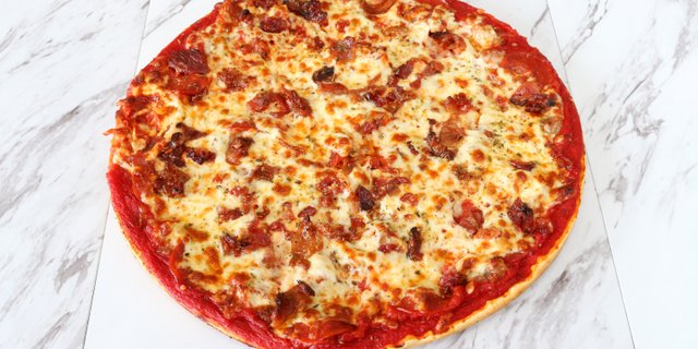 Judy's Meat Lovers Thin Crust Pizza