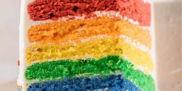 Rainbow Pride Cake