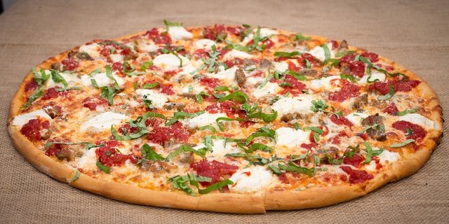 Eggplant Parmesan Pizza