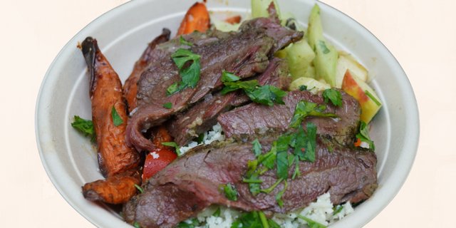 Flank Steak Garden Bowl