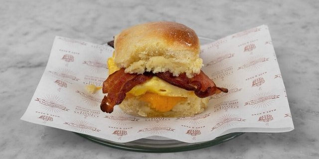 Bacon, Egg & Cheddar Biscuit Sandwiches