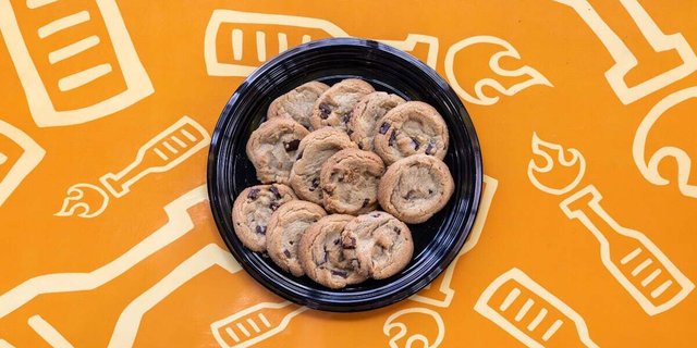 One Dozen Chocolate Chip Cookies