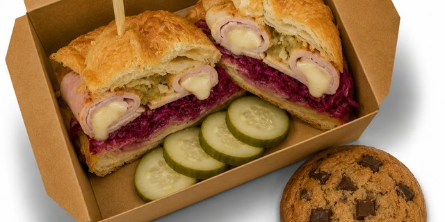 Hot Ham & Brie Sandwich Boxed Meal