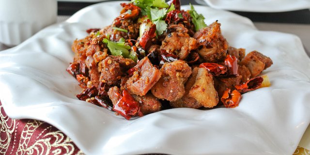 Chongqing Spicy ChickenTray