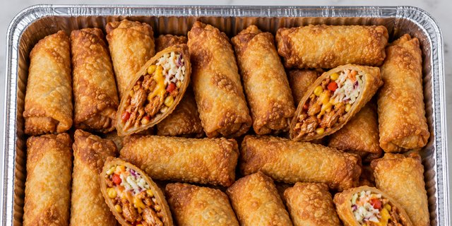 BBQ Chicken Egg Rolls