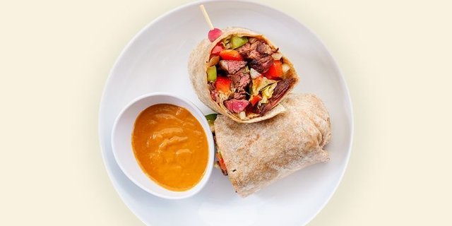 Wild Shrimp Fajita Wrap
