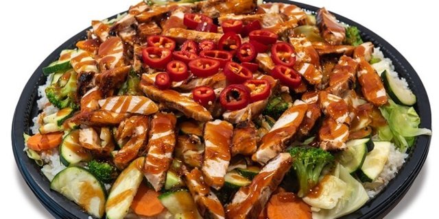 Glazing Inferno Chicken Bowl