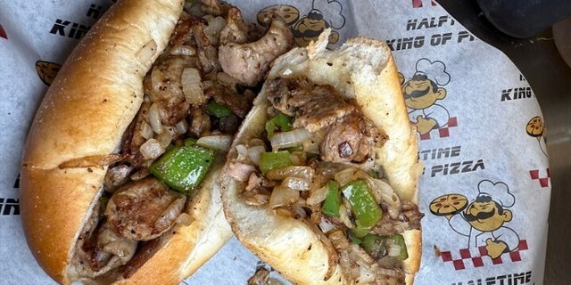 Sausage, Peppers & Onions Sandwich