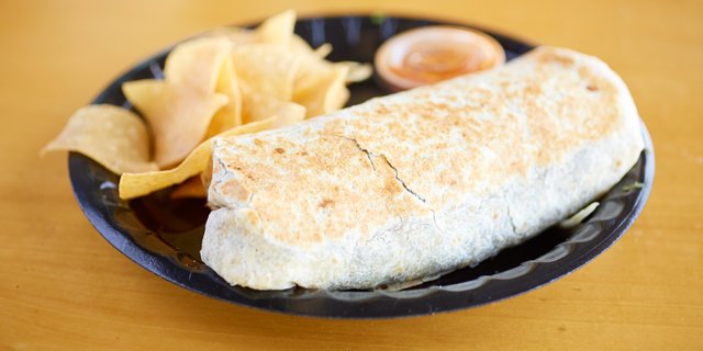 Vegetarian Shredderito Burrito