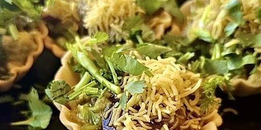 Avocado Papdi Chaat