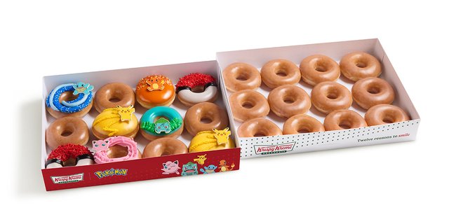Pokémon Specialty Dozen + Original Glazed® Dozen Duo