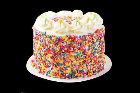 4" Funfetti Buttercream Cake