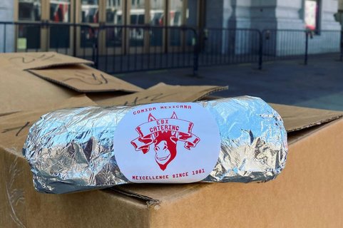 Shrimp Fajita Burrito