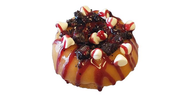 Raspberry Beret Donut