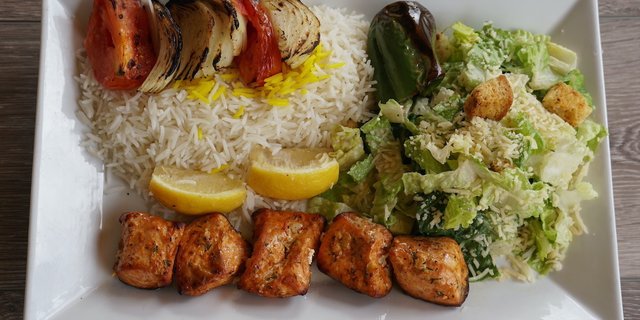 Grilled Salmon Plate