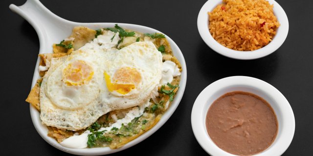 Chilaquiles W/ Eggs