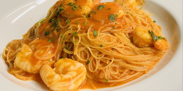 Capellini W/ Shrimp