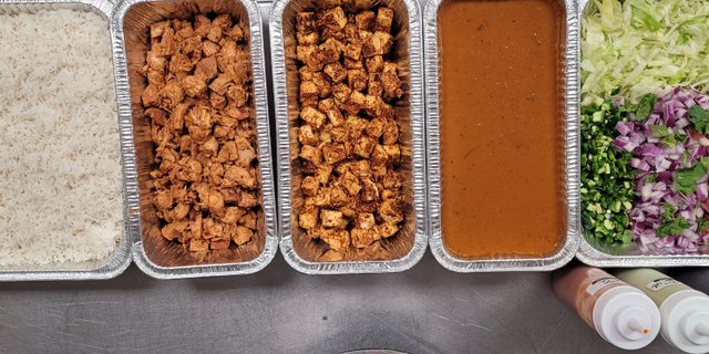 Double Protein Bowl Tray