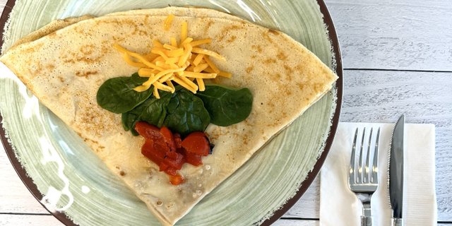 Vegan Matinal Sausage Crepe