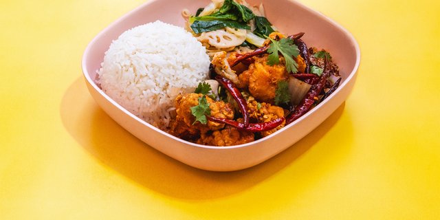 Lazi Chicken Rice Plate