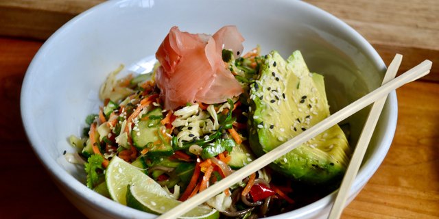 Chilled Soba Catering Salad