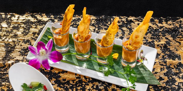 Aromatic Herb Chicken Satay Tray