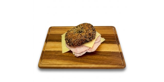 Ham & Swiss Cheese Bagel
