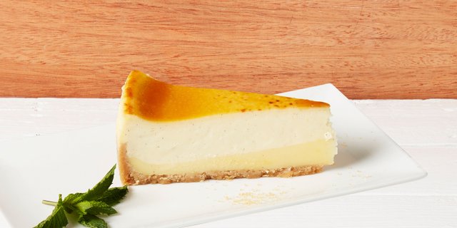 Creme Brulee Cheesecake Slice