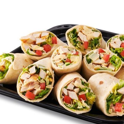 Everything Chicken Caesar Wrap Platter