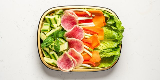 Lebanese Veggie Crudites