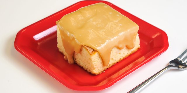 Caramel Cake Slice