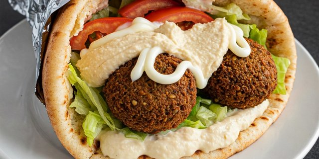 Falafel Pita Sandwich