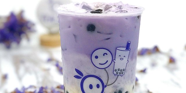 Taro Jasmine Green Milk Tea