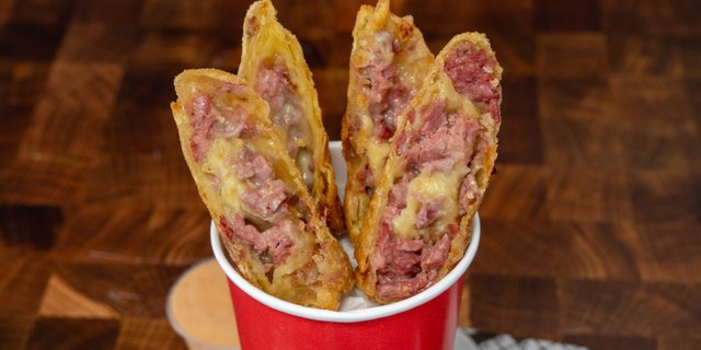 Corned Beef Egg Rolls