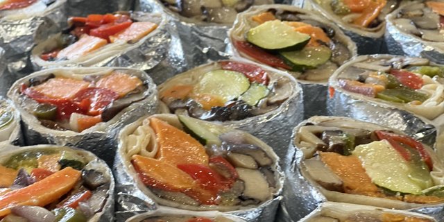 Grilled Vegetables Wrap