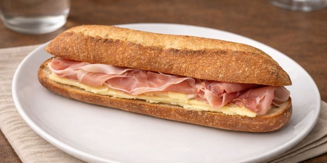 Prosciutto, Butter & Cheese Sandwiches
